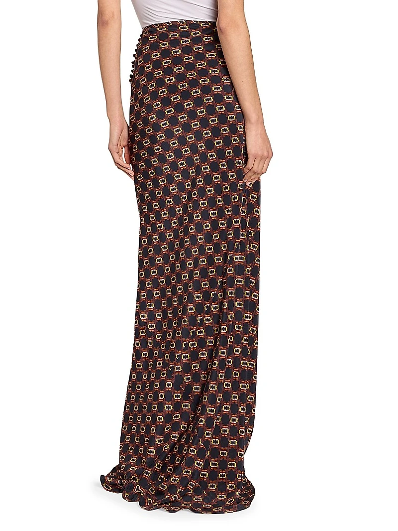 Smila Mosaique Bias Maxi Skirt
