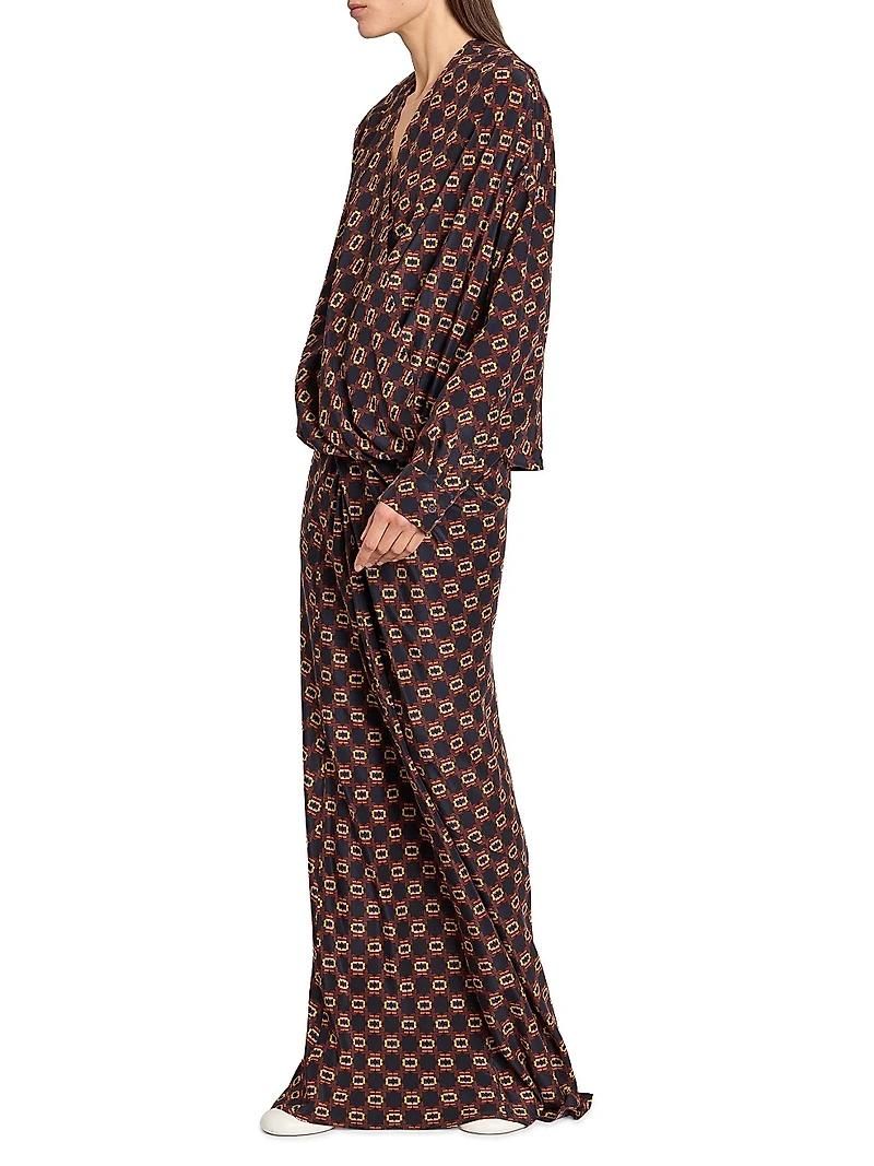 Smila Mosaique Bias Maxi Skirt