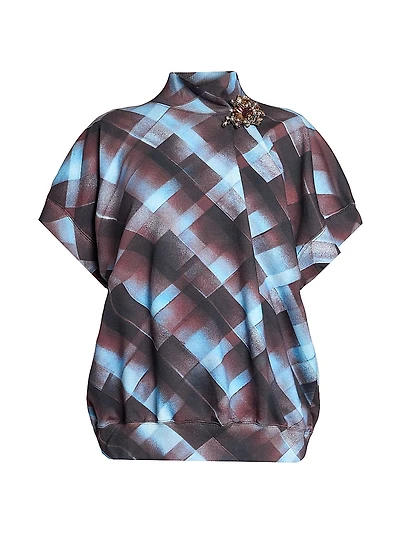 Halovara Brooch Blouse