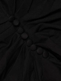 Hevira Draped A-Line Midi-Skirt