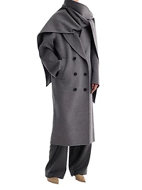 Signature Double-Faced Scarf Coat