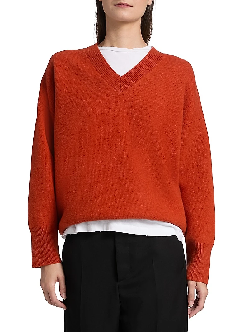 Classic Wool V-Neck Sweater