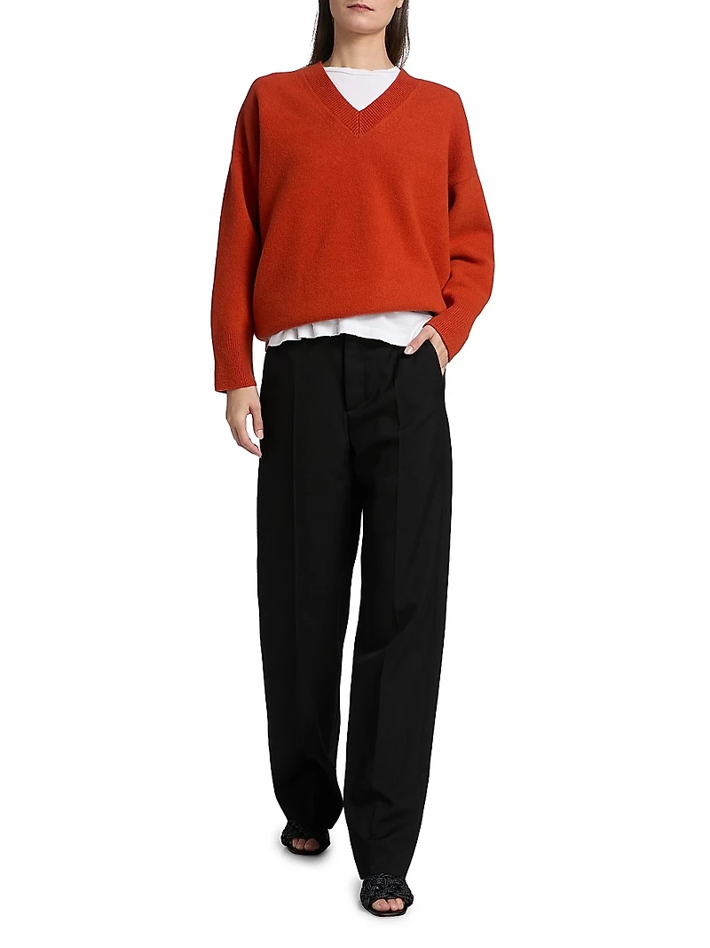 Classic Wool V-Neck Sweater