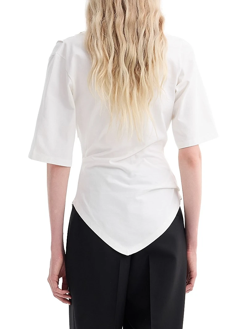 Re-Invented Cotton Twisted T-Shirt