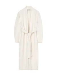 Double-Faced Kimono-Inspired Coat