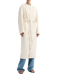 Double-Faced Kimono-Inspired Coat
