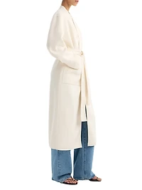 Double-Faced Kimono-Inspired Coat
