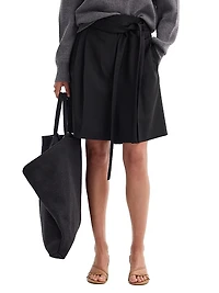 Tailored Belted Shorts