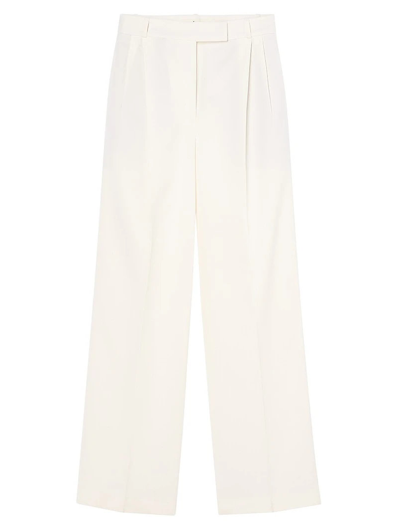 Mid-Rise Tailored Trousers