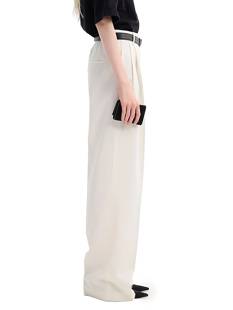 Mid-Rise Tailored Trousers