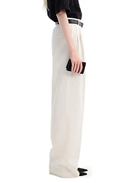 Mid-Rise Tailored Trousers
