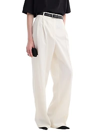 Mid-Rise Tailored Trousers