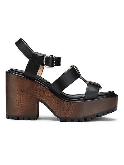 Hera 110MM Leather Platform Sandals