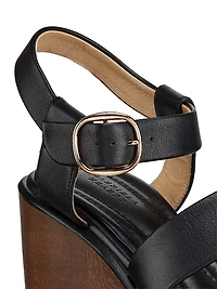 Hera 110MM Leather Platform Sandals