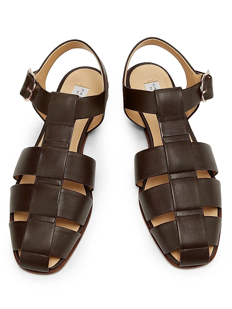 Lynn Leather Fisherman Sandals