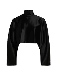 Ingrid Satin Crop Top