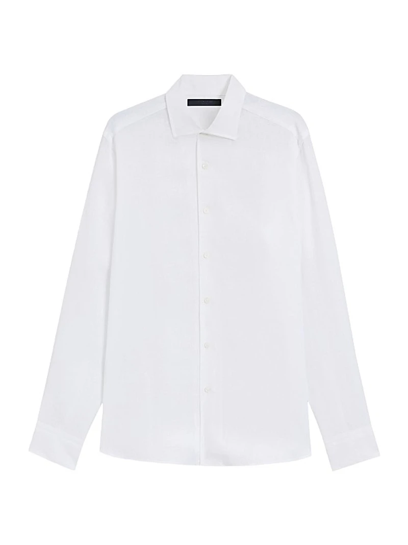 Beckham x Boss Regular-Fit-Shirt in Linen