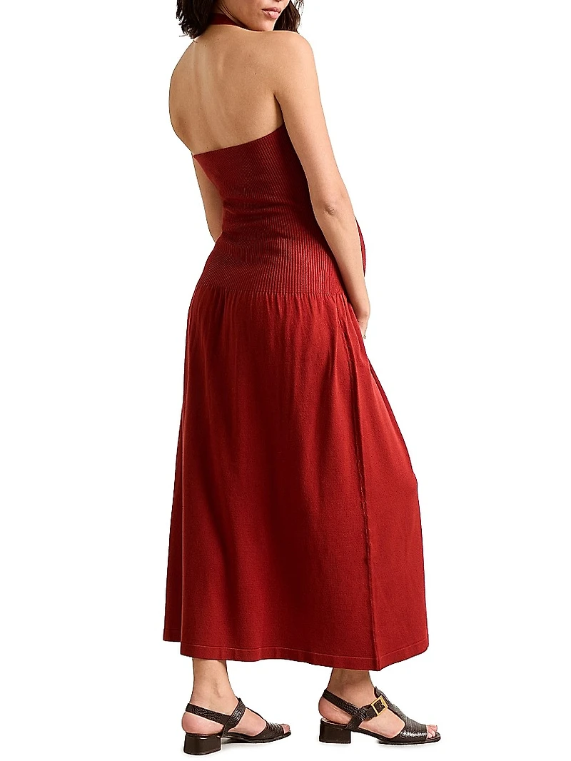 The Fiona Maternity Strapless Knit Dress