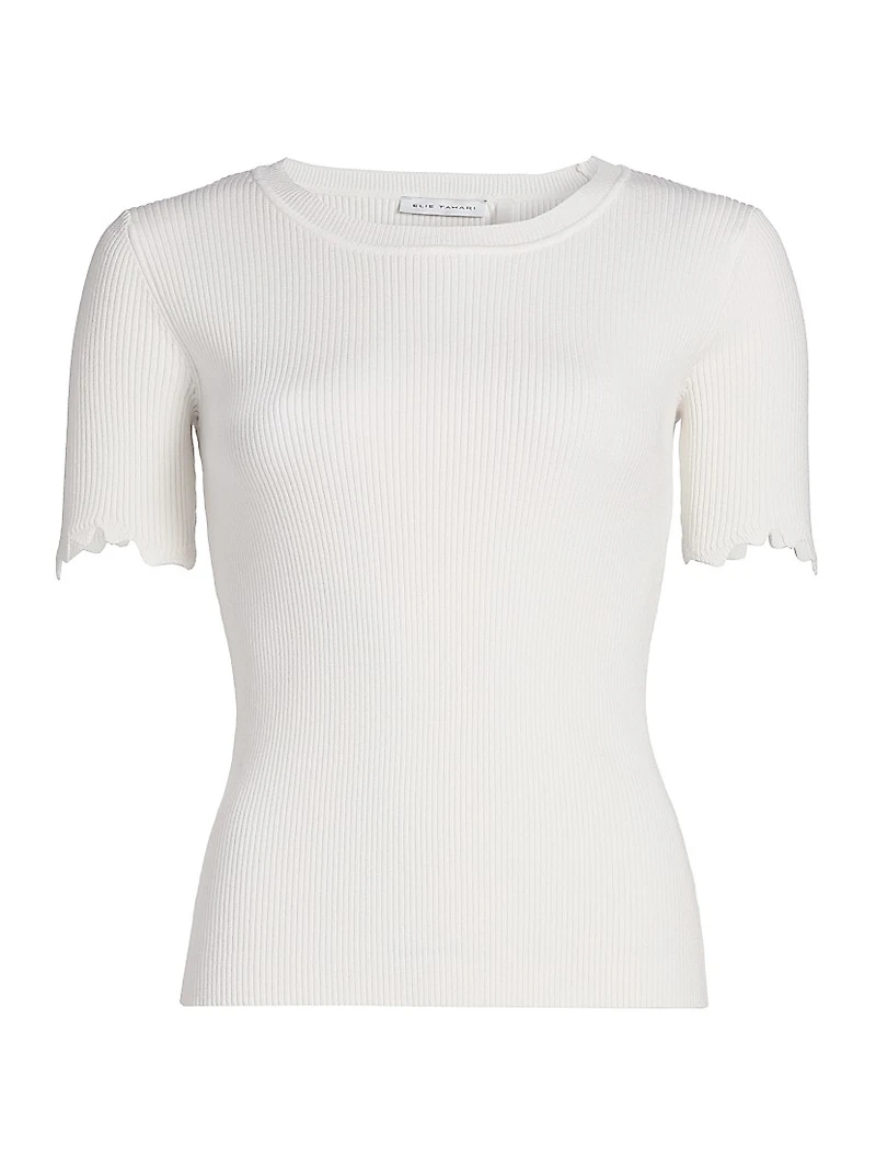 Christina Rib-Knit Top