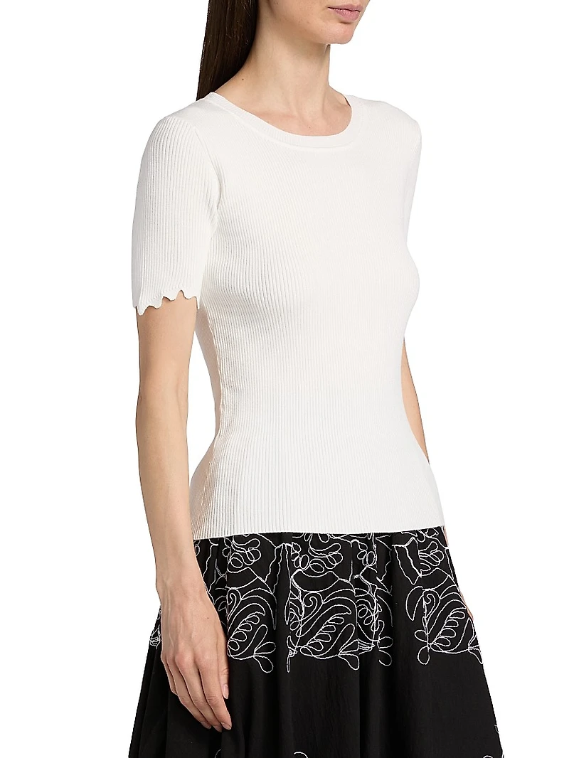 Christina Rib-Knit Top
