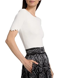 Christina Rib-Knit Top