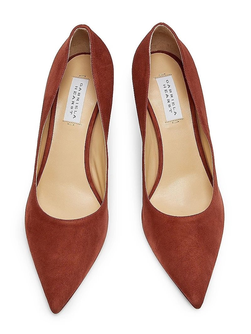Aura 75MM Suede Pumps