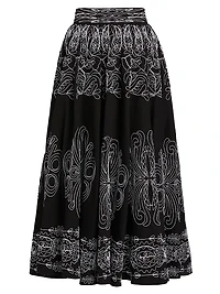 Oriana Sutache Embroidered Maxi Skirt