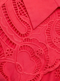 The Freya Belted Cotton Midi-Shirtdress