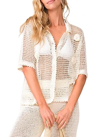 Flower Crochet Top