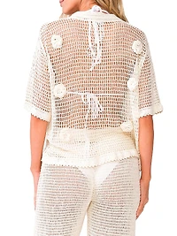 Flower Crochet Top