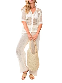 Flower Crochet Top