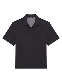 Double-Layered Cotton Polo Shirt