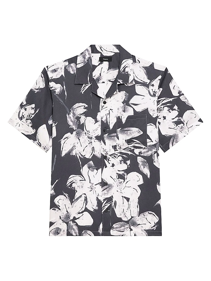 Noll Brush Floral Camp Shirt