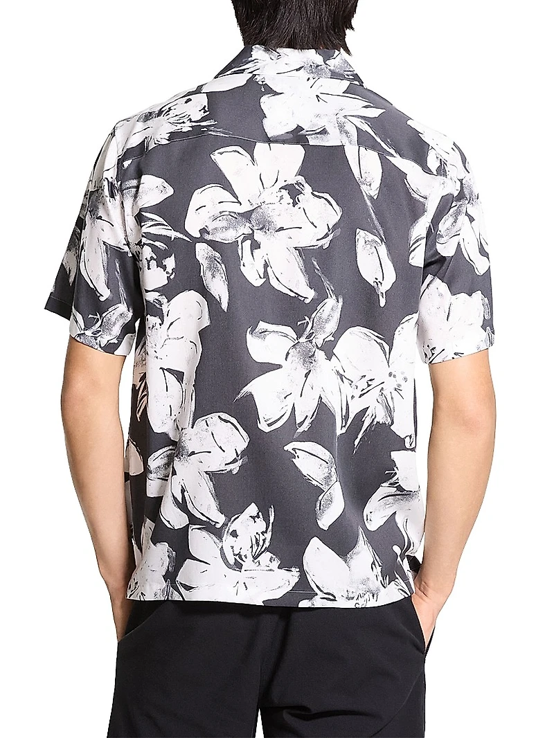 Noll Brush Floral Camp Shirt