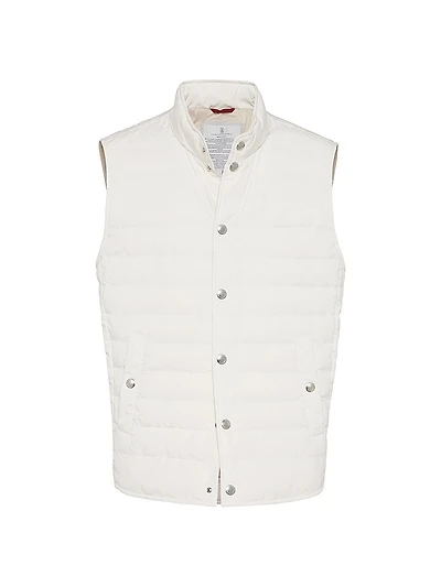 Water Resistant Microfiber Lightweight Down Vest