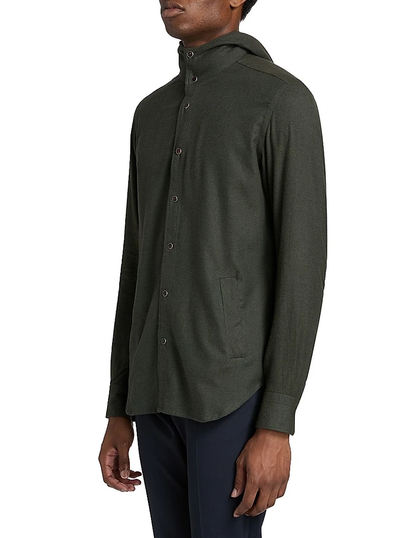Mariano Hooded Shirt Jacket