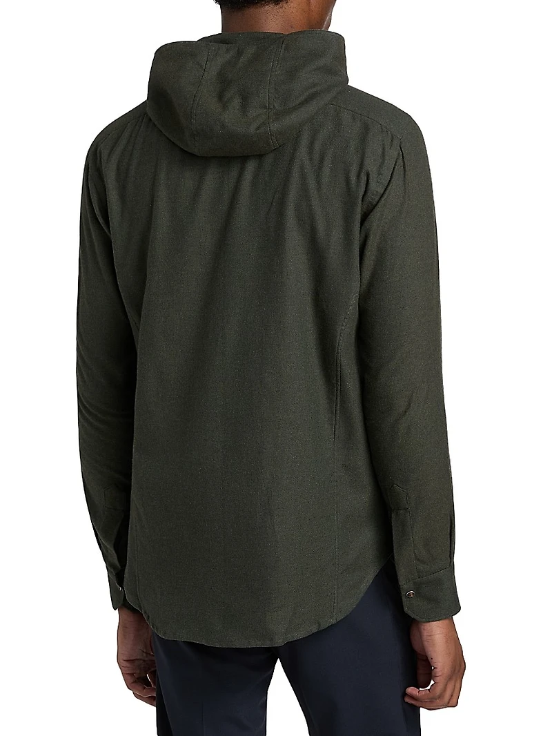 Mariano Hooded Shirt Jacket