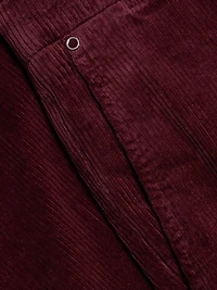 Corduroy Tapered-Leg Trousers