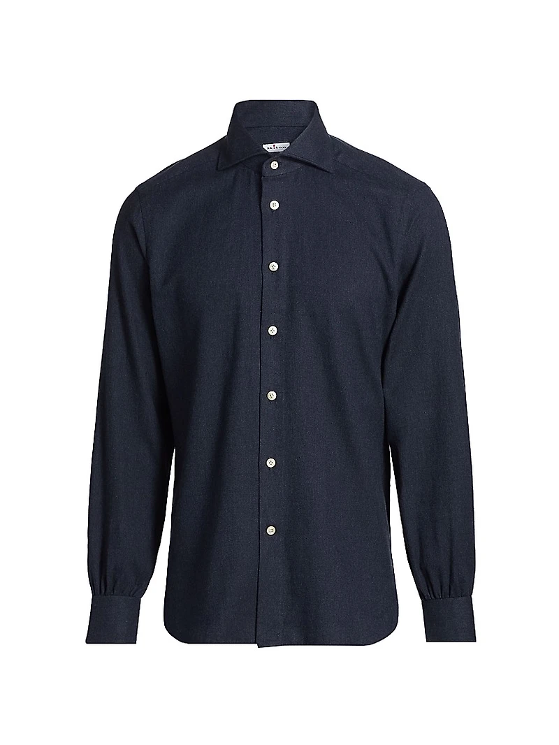 Cotton Button-Front Shirt