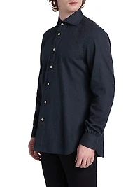 Cotton Button-Front Shirt