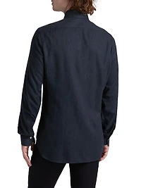 Cotton Button-Front Shirt