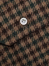 Wool-Silk Gingham Shirt