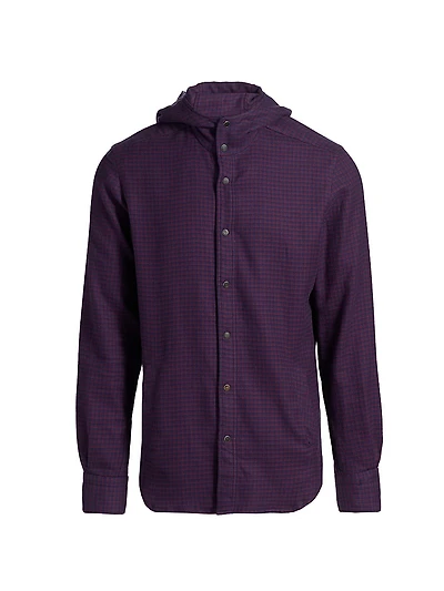 Mariano Cotton Hooded Shirt