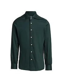 Slim-Fit Cotton Shirt
