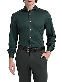 Slim-Fit Cotton Shirt