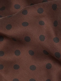 Polka Dot Silk Pajamas