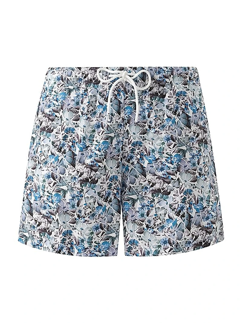 Shattered Printed Swim Shorts