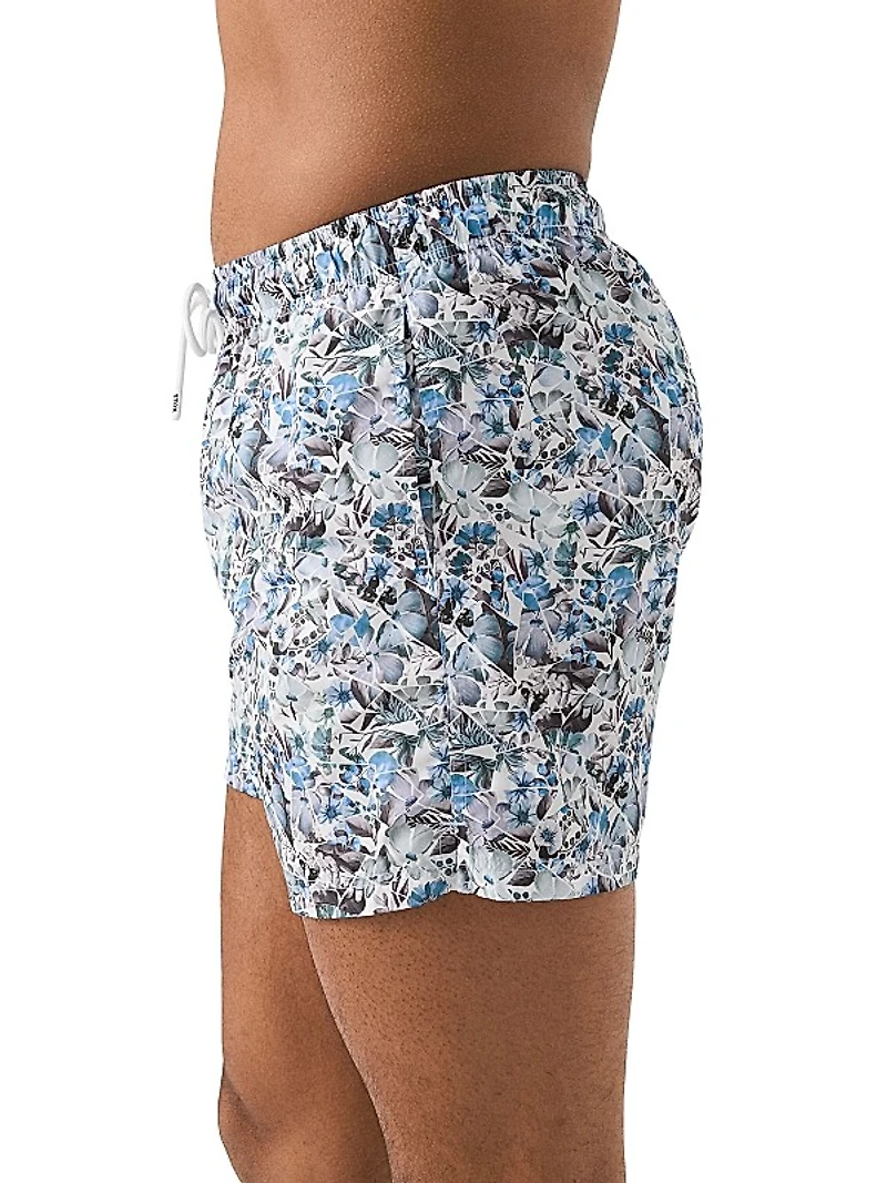 Shattered Printed Swim Shorts