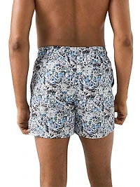 Shattered Printed Swim Shorts