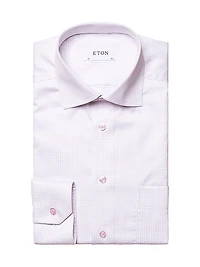 Grid Check Classic-Fit Dress Shirt